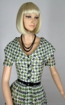 Nice Vintage 50s New York Designer Geometric Print Dress 02.jpg