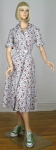 Adorable Vintage 50s Wrap House Dress