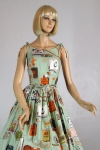 Adorable Vintage 50s Novelty Print Sun Dress 2.jpg