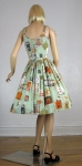Adorable Vintage 50s Novelty Print Sun Dress 8.jpg