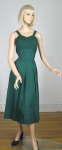 Hunter Green Vintage 50s Sun Dress and Bolero