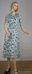Darling Vintage 40s Apple Print Rayon Dress