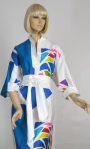 Graphic Bold Vintage 70s Catherine Ogust Dress