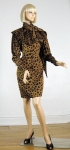 Silk Charmeuse Vintage 80s Ungaro Parallele Dress