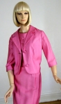 Smashing Pink Vintage 60s Dress and Jacket