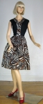 The Most Fierce Vintage 60s Animal Print Dress