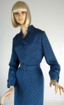 Chain Link Vintage 80s Mirella Cavorso Designer Dress