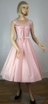 Shelf Bust Vintage 50s Full Skirt Pink Party Dress 02.jpg