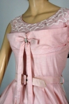 Shelf Bust Vintage 50s Full Skirt Pink Party Dress 03.jpg