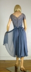 Beautiful Terry Allen Vintage 50 Powder Blue Silk Wiggle Dress 04.jpg