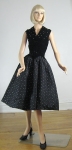 Polka Dot Stars Vintage 50s Party Dress