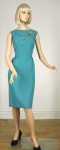 Sexiest Vintage 60s Beaded Cocktail Party Dress