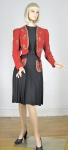Ornately Beaded Vintage 40s Dress with Bolero