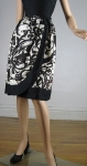 Black & White Vintage 60s Silk Cocktail  Dress 03.jpg