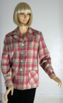 Cute Vintage 40s Pink & Gray 49er Jacket 04.jpg