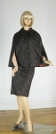 Rich Girl Vintage 60s Tweed Cape Suit