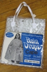 Polka Dot Vintage 60s Clear Rain Coat Cape