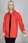 Super Orange Vintage 70s Sporty Spring Jacket