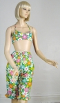 Flower Power Vintage 60s Bikini with Capri Pants 3.jpg