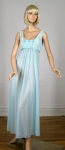 Gorgeous Vintage 50s Pale Aqua Nightgown